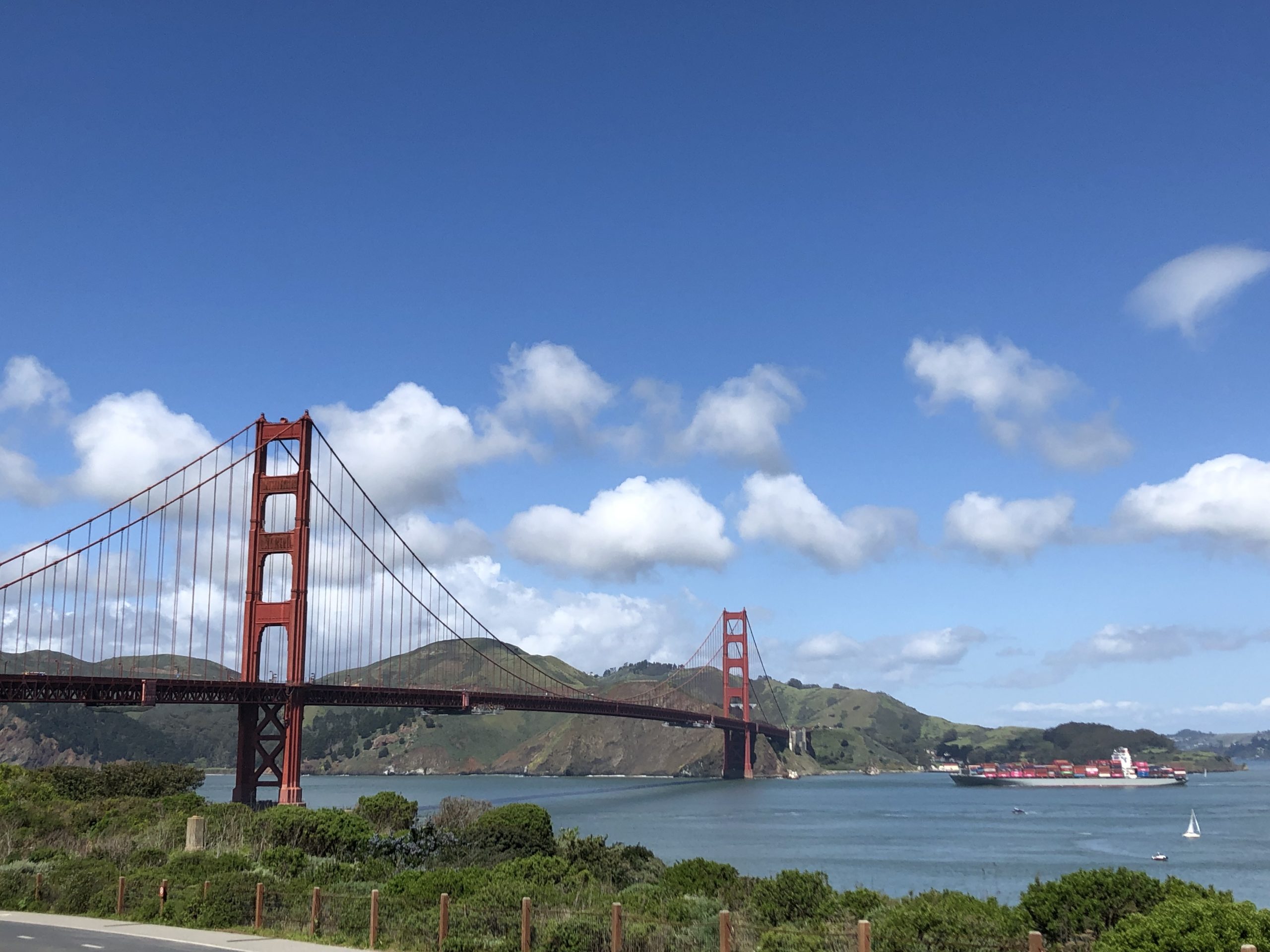 Von Waldhäusern und Teslas im Hippiedesign – Über die Golden Gate Bridge nach Mill Valley.